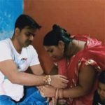 Pawan Singh with Sister