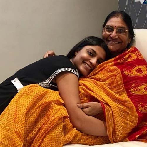 Aditi Avasthi with Mother
