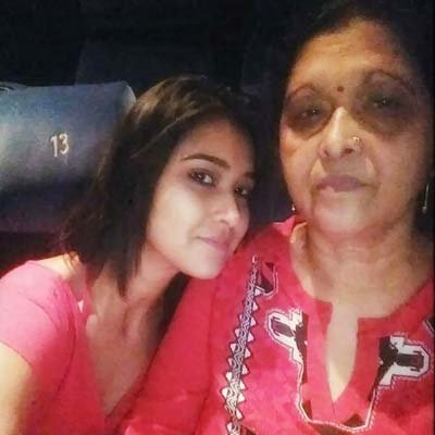 Poornima Mishra with Mother