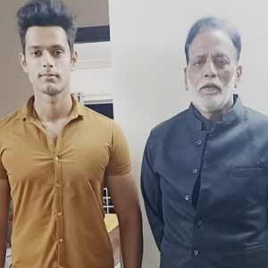 shivam dube with father