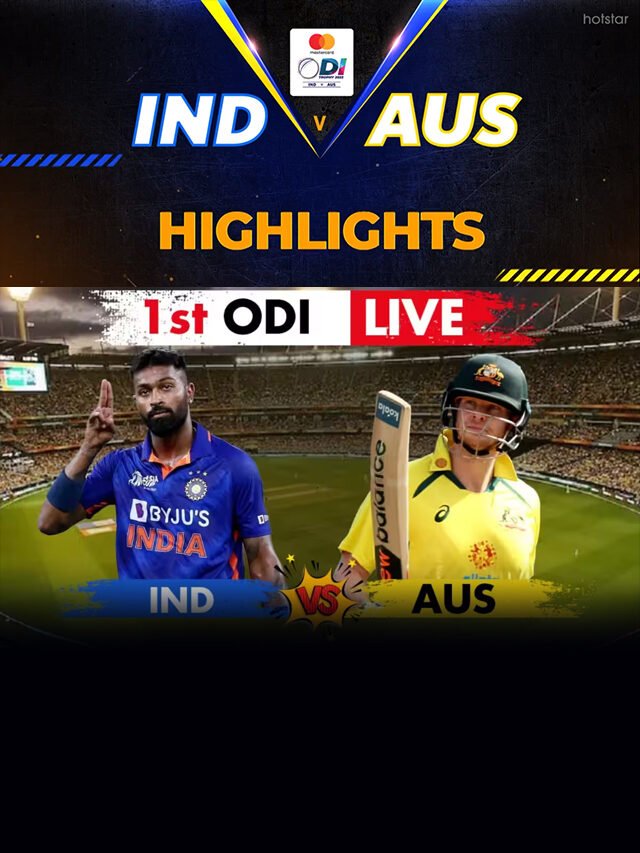 India vs Australia Highlights Score,India won by 5 wickets